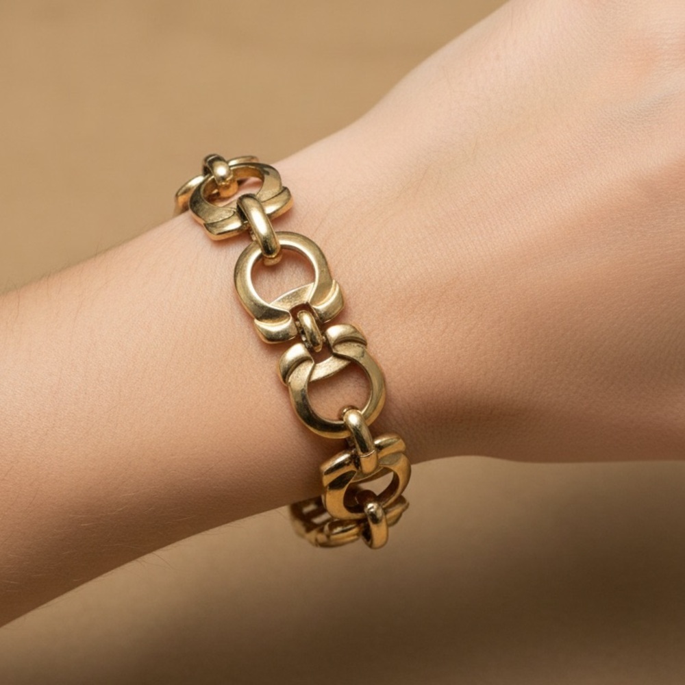 Salvatore Ferragamo Gancini Statment Bracelet